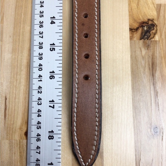 Mad Cow genuine leather western dog collar handmade brown black studded silver - Picture 12 of 16